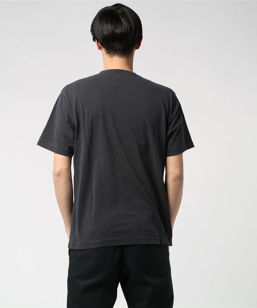 AOZORA(アオゾラ)の「AOZORA/アオゾラ 天竺 編み込ポケット TEE(Tシャツ/カットソー・メンズ・ブラック・LARGE/MEDIUM)」の6枚目の写真