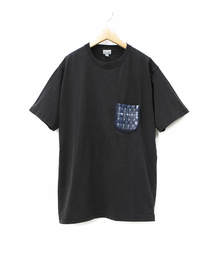 AOZORA/アオゾラ　 天竺 編み込ポケット TEE