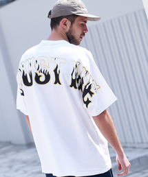 JE-CH・ファイヤーショルダープリントTシャツ