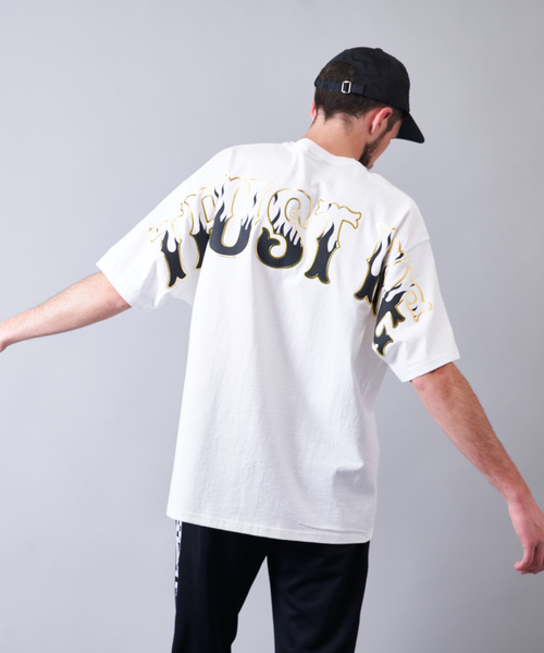 JACKROSE(ジャックローズ)の「JE-CH・ファイヤーショルダープリントTシャツ(Tシャツ/カットソー・メンズ・ホワイト/ブラック/ネイビー・M/L/XL)」の15枚目の写真