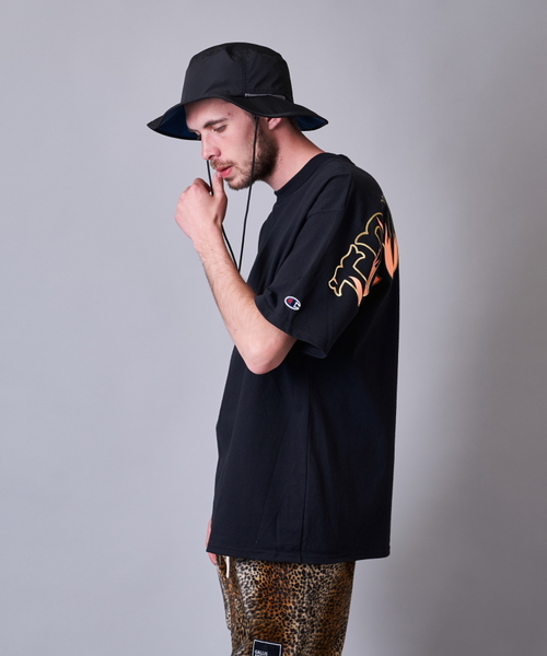 JACKROSE(ジャックローズ)の「JE-CH・ファイヤーショルダープリントTシャツ(Tシャツ/カットソー・メンズ・ホワイト/ブラック/ネイビー・M/L/XL)」の21枚目の写真
