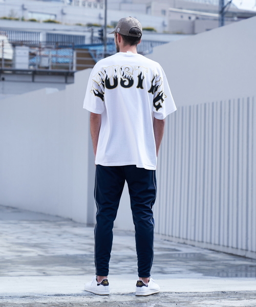 JACKROSE(ジャックローズ)の「JE-CH・ファイヤーショルダープリントTシャツ(Tシャツ/カットソー・メンズ・ホワイト/ブラック/ネイビー・M/L/XL)」の4枚目の写真