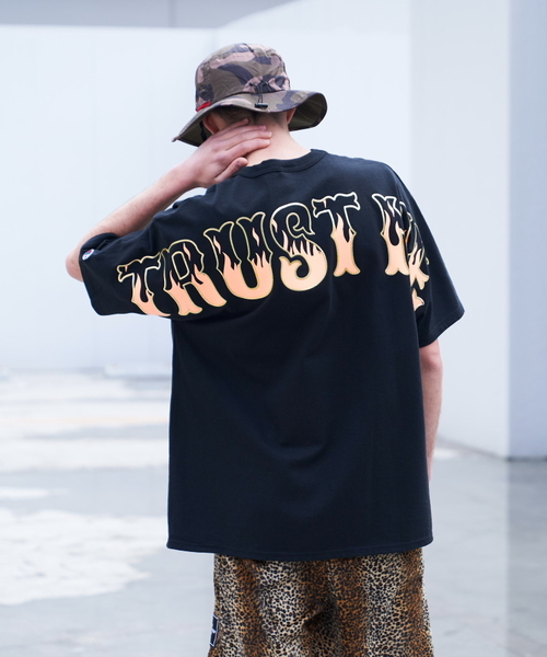 JACKROSE(ジャックローズ)の「JE-CH・ファイヤーショルダープリントTシャツ(Tシャツ/カットソー・メンズ・ホワイト/ブラック/ネイビー・M/L/XL)」の16枚目の写真