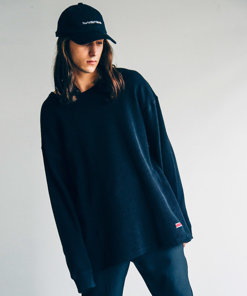 THE TWENTYSEVEN（ザ トゥエンティーセブン）の「The TWENTYSEVEN:CTN/NY MILITARY WAFFLE L/S コットンナイロンミリタリーワッフルロングスリーブ（Tシャツ/カットソー・メンズ・ホワイト/ブラック/キャメル・44/46/48）」の6枚目の写真