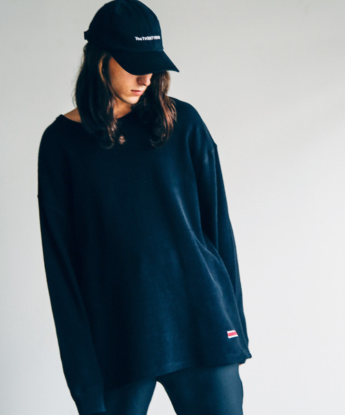 THE TWENTYSEVEN（ザ トゥエンティーセブン）の「The TWENTYSEVEN:CTN/NY MILITARY WAFFLE L/S コットンナイロンミリタリーワッフルロングスリーブ（Tシャツ/カットソー・メンズ・ホワイト/ブラック/キャメル・44/46/48）」の7枚目の写真
