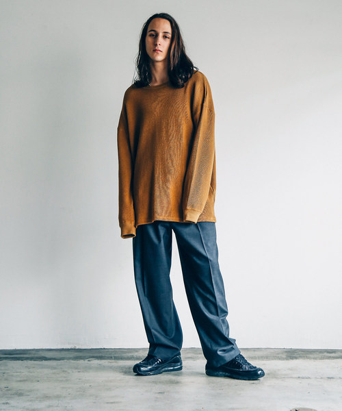 THE TWENTYSEVEN（ザ トゥエンティーセブン）の「The TWENTYSEVEN:CTN/NY MILITARY WAFFLE L/S コットンナイロンミリタリーワッフルロングスリーブ（Tシャツ/カットソー・メンズ・ホワイト/ブラック/キャメル・44/46/48）」の19枚目の写真