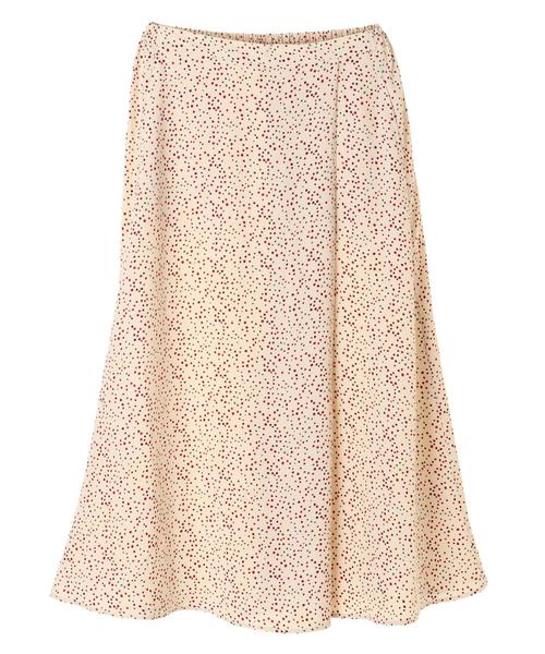 AMERICAN HOLIC（アメリカンホリック）の「ラップ風ロングスカート ＊（スカート・レディース・アイボリー/ブラック/ベージュ/グリーン/ドット/その他9・L/M）」の7枚目の写真