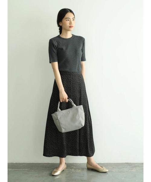 AMERICAN HOLIC（アメリカンホリック）の「ラップ風ロングスカート ＊（スカート・レディース・アイボリー/ブラック/ベージュ/グリーン/ドット/その他9・L/M）」の11枚目の写真