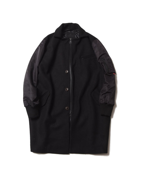 VIRGOwearworks(ヴァルゴウェアワークス)の「FORCE CHESTER JKT(チェスターコート・メンズ・マスタード/ブラック・3/4/2)」の4枚目の写真