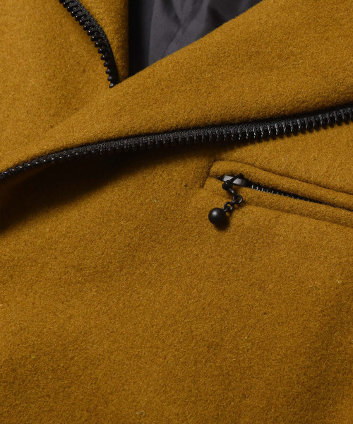 VIRGOwearworks(ヴァルゴウェアワークス)の「FORCE CHESTER JKT(チェスターコート・メンズ・マスタード/ブラック・3/4/2)」の13枚目の写真