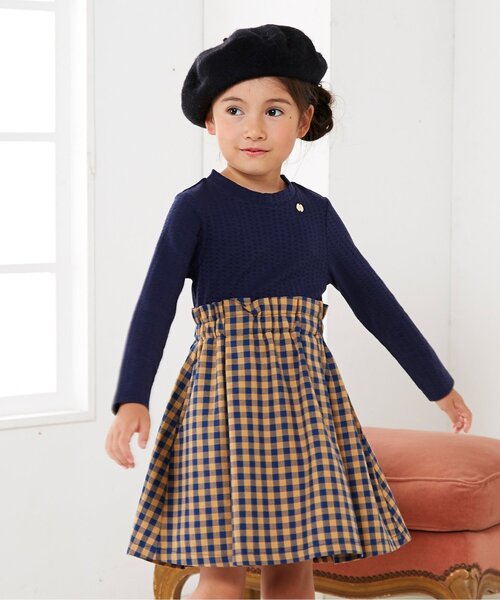 セール チェックドッキングワンピース ワンピース Apres Apres ワンピース Les Les Cours アプレレクール のファッション セール チェックドッキングワンピース ワンピース Apres Apres ワンピース Les Les Cours アプレレクール のファッション
