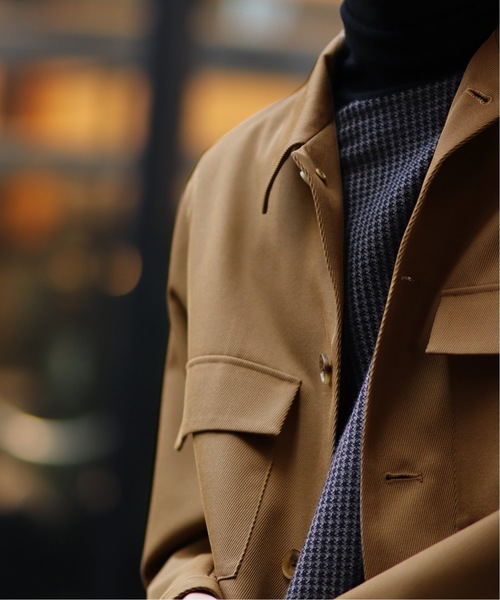 EDIFICE（エディフィス）の「CPOシャツ カルゼブルゾン（シャツ/ブラウス・メンズ・ネイビー/キャメル・SMALL/MEDIUM/LARGE/X-LARGE）」の8枚目の写真