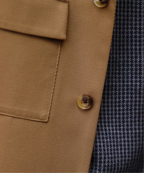 EDIFICE（エディフィス）の「CPOシャツ カルゼブルゾン（シャツ/ブラウス・メンズ・ネイビー/キャメル・SMALL/MEDIUM/LARGE/X-LARGE）」の16枚目の写真