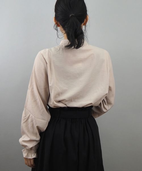 tiptop（ティップトップ）の「キラキラ多ボタンレースブラウス（シャツ/ブラウス・レディース・ブラック/ベージュ/ブラウン/オフホワイト・FREE）」の17枚目の写真