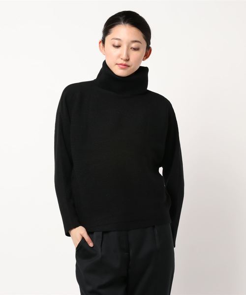 KOBE LETTUCE(コウベレタス)の「着丈が選べるドルマンリブニット(ニット/セーター・レディース・オフホワイト/モカ/ダークグリーン/グレー/ネイビー/ブラック/ホワイト系その他3/ブラウン系その他3/グリーン系その他3/グレー系その他3/ブルー系その他3/ブラック系その他3/ホワイト系その他2/ブラウン系その他2/グリーン系その他2/グレー系その他2/ブルー系その他2/ブラック系その他2/ホワイト系その他/ブラウン系その他/グリーン系その他/グレー系その他/ブルー系その他/ブラック系その他・1/4/3/2)」の6枚目の写真