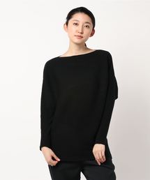 着丈が選べるドルマンリブニット