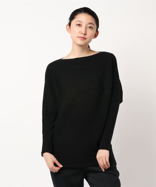 KOBE LETTUCE(コウベレタス)の「着丈が選べるドルマンリブニット(ニット/セーター・レディース・オフホワイト/モカ/ダークグリーン/グレー/ネイビー/ブラック/ホワイト系その他3/ブラウン系その他3/グリーン系その他3/グレー系その他3/ブルー系その他3/ブラック系その他3/ホワイト系その他2/ブラウン系その他2/グリーン系その他2/グレー系その他2/ブルー系その他2/ブラック系その他2/ホワイト系その他/ブラウン系その他/グリーン系その他/グレー系その他/ブルー系その他/ブラック系その他・1/4/3/2)」の7枚目の写真