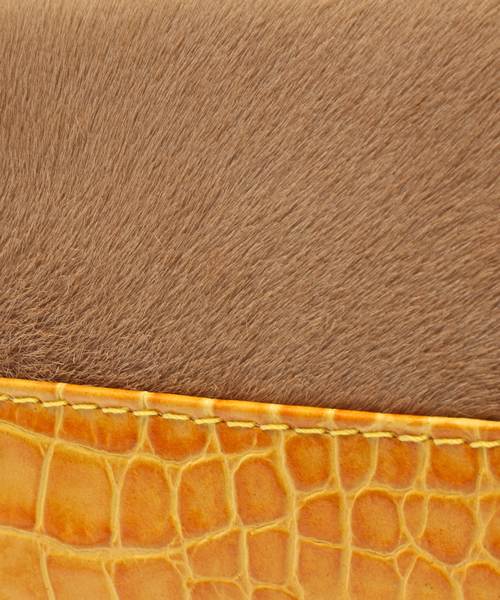 VIA BUS STOP（ヴィアバスストップ）の「VIA REPUBBLICA クラッチバッグ（クラッチバッグ・レディース・イエロー系・フリー）」の4枚目の写真