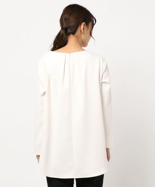 BE NEAT（ビーニート）の「【日本製】後ろタックプルオーバー（Tシャツ/カットソー・レディース・ブラック/オフホワイト/サックスブルー・MEDIUM/M）」の10枚目の写真