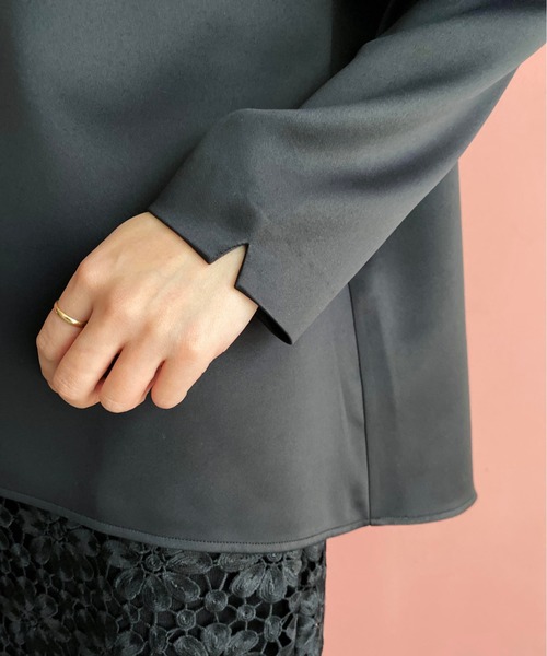 BE NEAT（ビーニート）の「【日本製】後ろタックプルオーバー（Tシャツ/カットソー・レディース・ブラック/オフホワイト/サックスブルー・MEDIUM/M）」の15枚目の写真