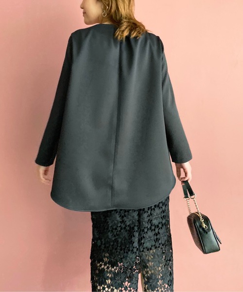 BE NEAT（ビーニート）の「【日本製】後ろタックプルオーバー（Tシャツ/カットソー・レディース・ブラック/オフホワイト/サックスブルー・MEDIUM/M）」の13枚目の写真