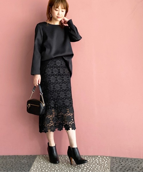 BE NEAT（ビーニート）の「【日本製】後ろタックプルオーバー（Tシャツ/カットソー・レディース・ブラック/オフホワイト/サックスブルー・MEDIUM/M）」の16枚目の写真