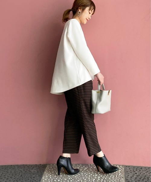 BE NEAT（ビーニート）の「【日本製】後ろタックプルオーバー（Tシャツ/カットソー・レディース・ブラック/オフホワイト/サックスブルー・MEDIUM/M）」の22枚目の写真