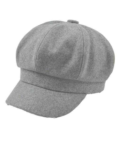 DAY CLOSET（デイ クローゼット）の「レディース フェルト風モノトーンキャスケット（キャスケット・レディース・ブラック/ライトグレー/グレー・ONE SIZE）」の5枚目の写真