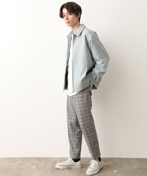 JUNRED（ジュンレッド）の「ウォッシャブルサージブルゾン（ブルゾン・メンズ・ブラック/ベージュ/サックスブルー・S/M/L）」の10枚目の写真