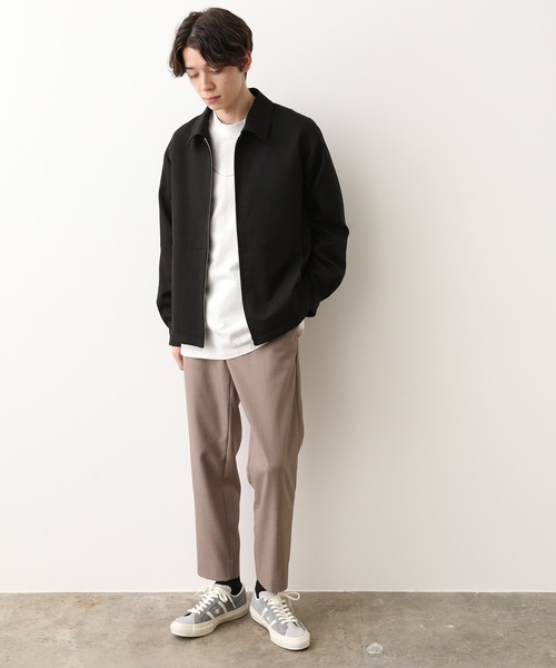 JUNRED（ジュンレッド）の「ウォッシャブルサージブルゾン（ブルゾン・メンズ・ブラック/ベージュ/サックスブルー・S/M/L）」の6枚目の写真