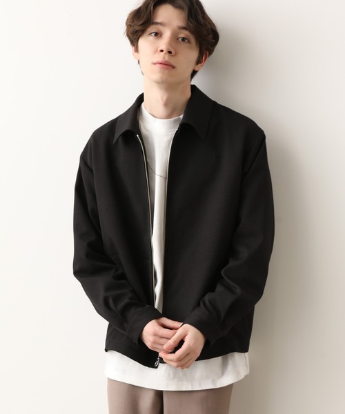 JUNRED（ジュンレッド）の「ウォッシャブルサージブルゾン（ブルゾン・メンズ・ブラック/ベージュ/サックスブルー・S/M/L）」の8枚目の写真