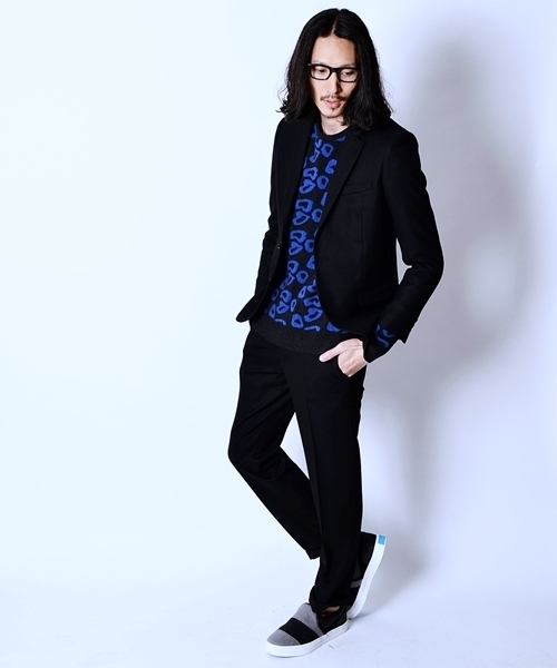 SHIPS JET BLUE（シップスジェットブルー）の「★★JB: セットアップ ウールパンツ■（スラックス・メンズ・ブラック/チャコールグレー/ネイビー・LARGE/MEDIUM/SMALL）」の4枚目の写真