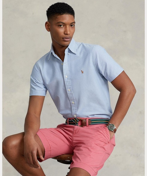 POLO RALPH LAUREN(ポロ ラルフ ローレン)の「クラシック フィット オックスフォード シャツ(シャツ/ブラウス・メンズ・ブルー・MEDIUM/SMALL/X-SMALL/LARGE/XX-LARGE/X-LARGE)」の6枚目の写真