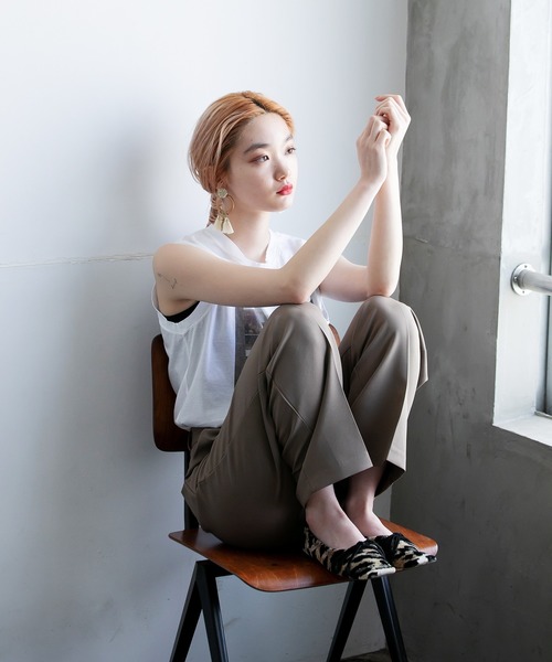 BOEMY（ボエミー）の「ヴィンテージ調 丸ビーズレザーミニタッセルピアス（ピアス（両耳用）・レディース・ブロンズ・FREE）」の8枚目の写真