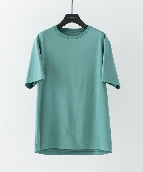 UNITED TOKYO（ユナイテッドトウキョウ）の「テクノラマスムースカットソー（Tシャツ/カットソー・メンズ・ブラック/ベージュ/オフホワイト/グリーン/ライトグリーン/ネイビー・1/2/4/3）」の6枚目の写真