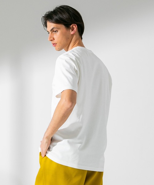 UNITED TOKYO（ユナイテッドトウキョウ）の「テクノラマスムースカットソー（Tシャツ/カットソー・メンズ・ブラック/ベージュ/オフホワイト/グリーン/ライトグリーン/ネイビー・1/2/4/3）」の8枚目の写真