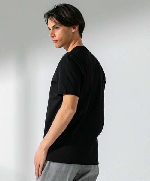 UNITED TOKYO（ユナイテッドトウキョウ）の「テクノラマスムースカットソー（Tシャツ/カットソー・メンズ・ブラック/ベージュ/オフホワイト/グリーン/ライトグリーン/ネイビー・1/2/4/3）」の21枚目の写真