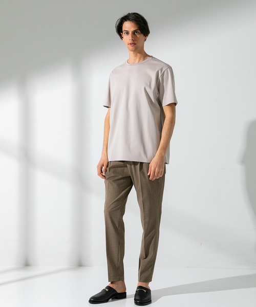 UNITED TOKYO（ユナイテッドトウキョウ）の「テクノラマスムースカットソー（Tシャツ/カットソー・メンズ・ブラック/ベージュ/オフホワイト/グリーン/ライトグリーン/ネイビー・1/2/4/3）」の13枚目の写真