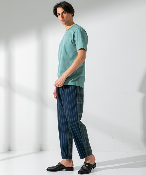 UNITED TOKYO（ユナイテッドトウキョウ）の「テクノラマスムースカットソー（Tシャツ/カットソー・メンズ・ブラック/ベージュ/オフホワイト/グリーン/ライトグリーン/ネイビー・1/2/4/3）」の7枚目の写真