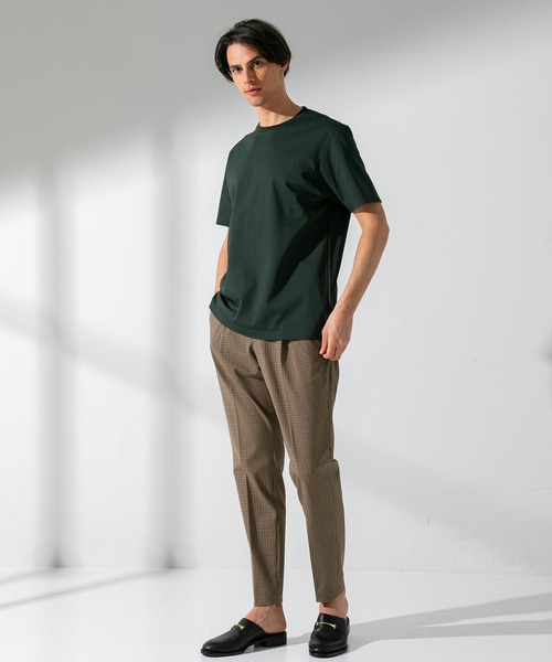 UNITED TOKYO（ユナイテッドトウキョウ）の「テクノラマスムースカットソー（Tシャツ/カットソー・メンズ・ブラック/ベージュ/オフホワイト/グリーン/ライトグリーン/ネイビー・1/2/4/3）」の20枚目の写真