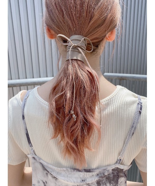 WEGO（ウィゴー）の「WEGO/レザーヘアリボン（ヘアゴム・レディース・ブラック/ベージュ/ブラウン/グリーン・FREE）」の19枚目の写真