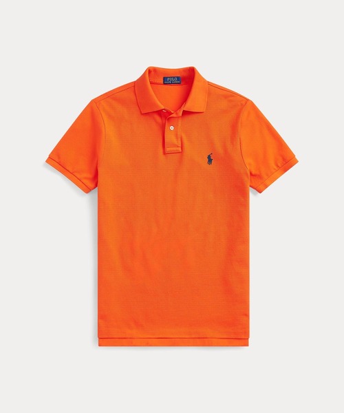 POLO RALPH LAUREN(ポロ ラルフ ローレン)の「アイコニック メッシュ ポロシャツ(ポロシャツ・メンズ・オレンジ・LARGE/MEDIUM/SMALL/X-LARGE/X-SMALL/XX-LARGE)」の8枚目の写真