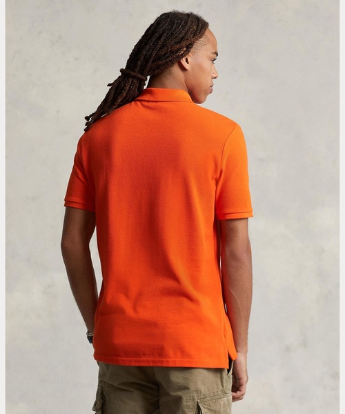POLO RALPH LAUREN(ポロ ラルフ ローレン)の「アイコニック メッシュ ポロシャツ(ポロシャツ・メンズ・オレンジ・LARGE/MEDIUM/SMALL/X-LARGE/X-SMALL/XX-LARGE)」の6枚目の写真