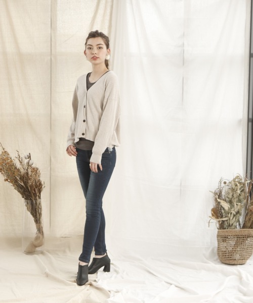 VIVIAN（ヴィヴィアン）の「スクエアトゥストレッチバブーシュ / ブーティー（ブーツ・レディース・ベージュ/ブラック/キャメル/ダークブラウン・S/M/L/LL）」の14枚目の写真