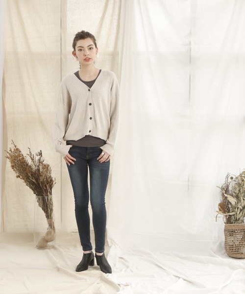 VIVIAN（ヴィヴィアン）の「スクエアトゥストレッチバブーシュ / ブーティー（ブーツ・レディース・ベージュ/ブラック/キャメル/ダークブラウン・S/M/L/LL）」の15枚目の写真