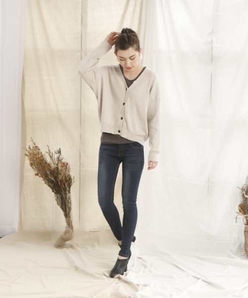 VIVIAN（ヴィヴィアン）の「スクエアトゥストレッチバブーシュ / ブーティー（ブーツ・レディース・ベージュ/ブラック/キャメル/ダークブラウン・S/M/L/LL）」の17枚目の写真