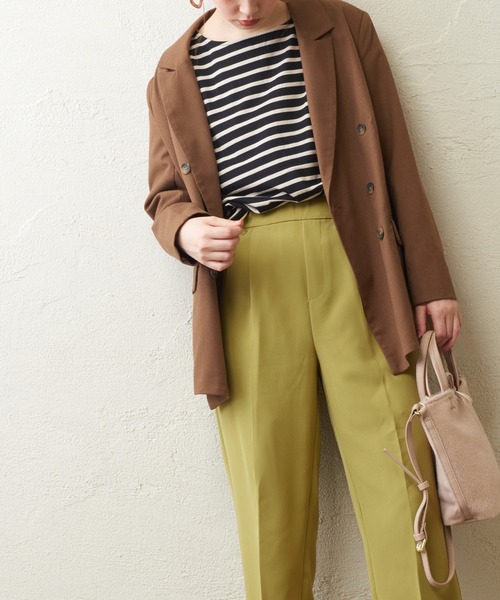 natural couture（ナチュラルクチュール）の「シルケットボーダーロンT（Tシャツ/カットソー・レディース・その他1/その他2/その他3/その他4・FREE）」の4枚目の写真