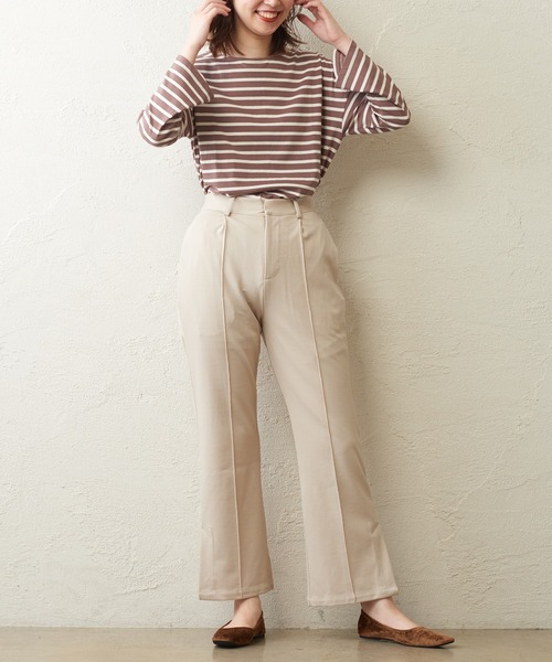 natural couture（ナチュラルクチュール）の「シルケットボーダーロンT（Tシャツ/カットソー・レディース・その他1/その他2/その他3/その他4・FREE）」の16枚目の写真