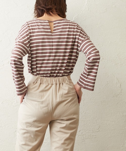 natural couture（ナチュラルクチュール）の「シルケットボーダーロンT（Tシャツ/カットソー・レディース・その他1/その他2/その他3/その他4・FREE）」の15枚目の写真