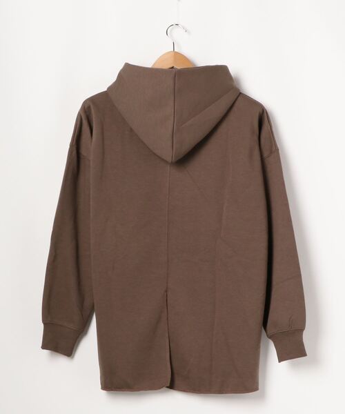 Chillfar（チルファー）の「裏起毛バックスリットプルオーバーパーカー（パーカー・レディース・ベージュ/ブラック/ホワイト/ブラウン/グリーン/ブルー・MEDIUM/LARGE）」の18枚目の写真